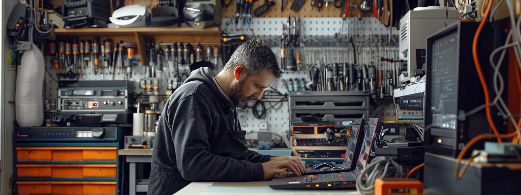 professional local technician troubleshooting pc problems.